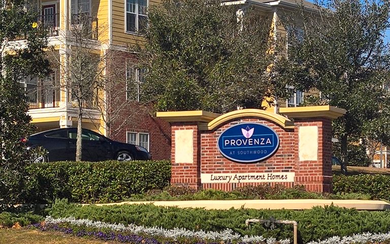 This is the entrance to one of our corporate housing communities inTallahassee.