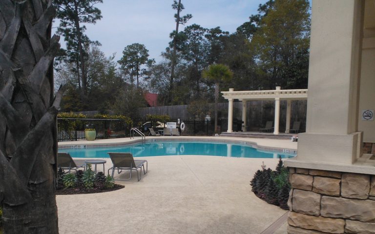 Enjoy the pool and other amenities at our corporate housing rental opportunities in Pensacola.